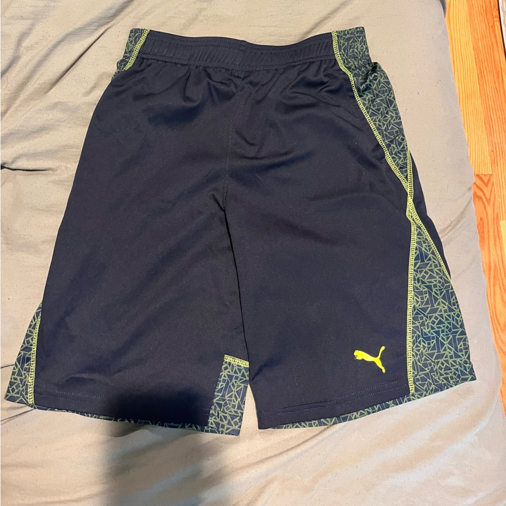 Puma Navy Blue Athletic Shorts